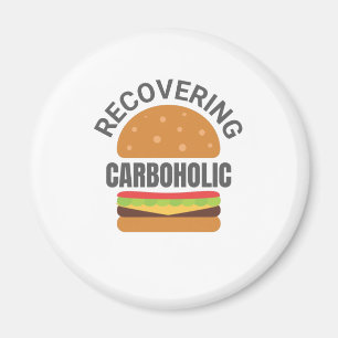 Íman Recovering Carboholic Funny Low-Carb Keto Diet