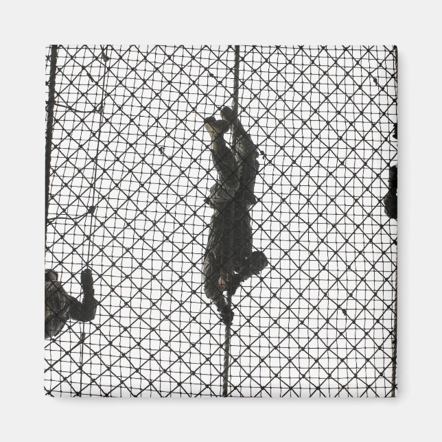 Íman recruta que preenche um obstáculo (Frente)