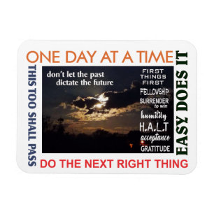 Íman Recuperação de 12 etapas no último ímã 25