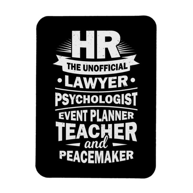 Íman Recursos humanos orgulhosos (Vertical)