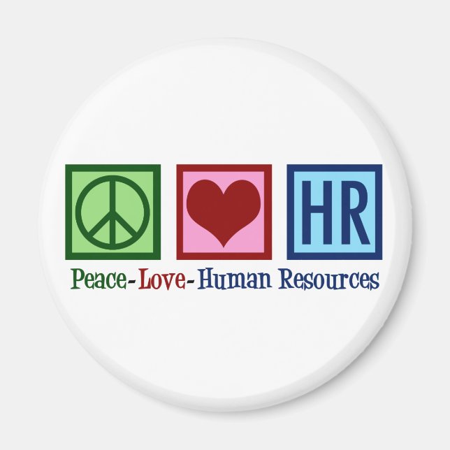 Íman Recursos Humanos Paz Amor HR (Frente)