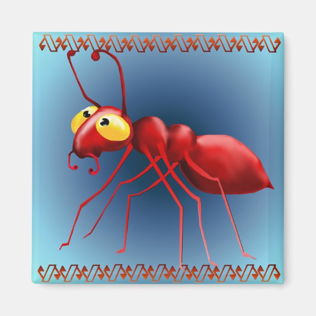 Íman Red Ant Magnet (Frente)