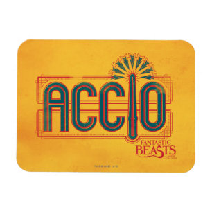 Íman Red Art Deco ACCIO™ Spell Graphic