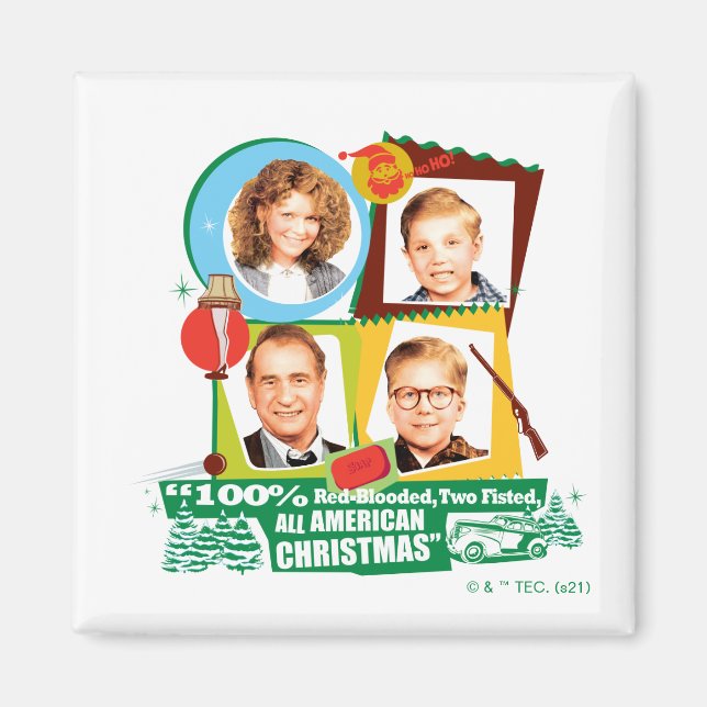 Íman Red Blooded, Dois Fistos, Todo Natal Americano (Frente)