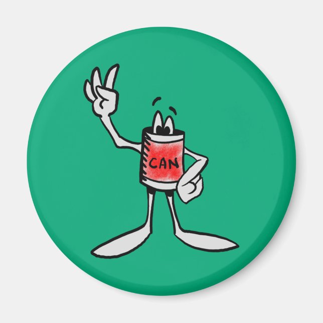 Íman Red Can Creature Kitchen Fridge Magnet (Frente)