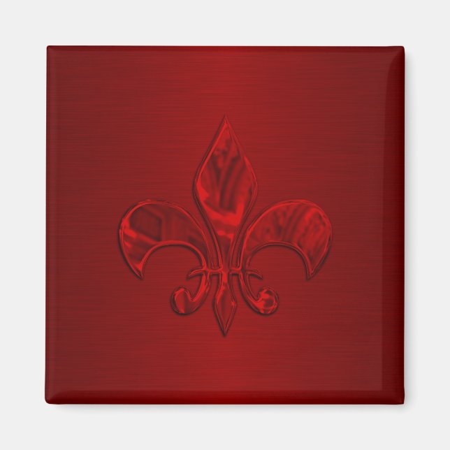 Íman Red Fleur de Lis (Frente)