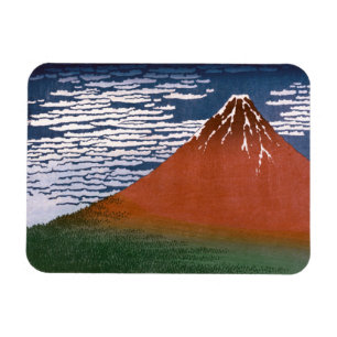 Íman Red Fuji, Aka Fujiyama Volcano Katsushika Hokusai