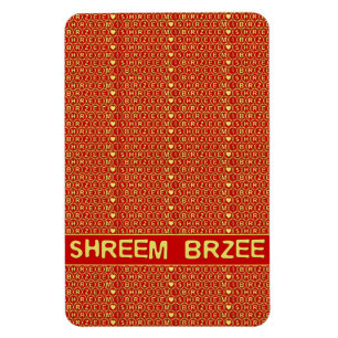 Íman Red Gold Chant Shreem Brzee attract wealth