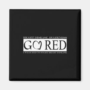 Íman Red Heart Health Month Tee American Heart Health