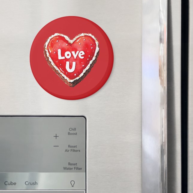 Íman Red Heart Te Ama Cookie (In Situ (Fridge))