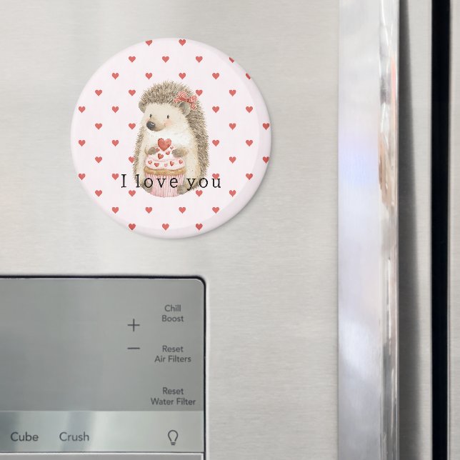 Íman Red Hearts Hedgehog Love (In Situ (Fridge))
