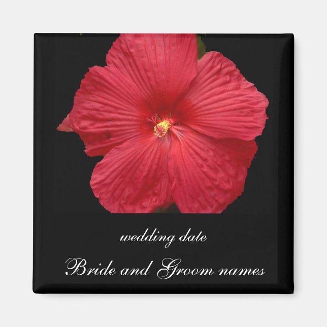 Íman Red Hibiscus (Frente)