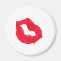 Red HOT Kiss Magnet