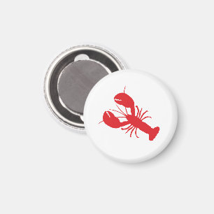 Íman Red Lobster Coastal Beach Ocean Modern Fund