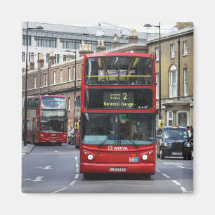 Íman Red London Bus