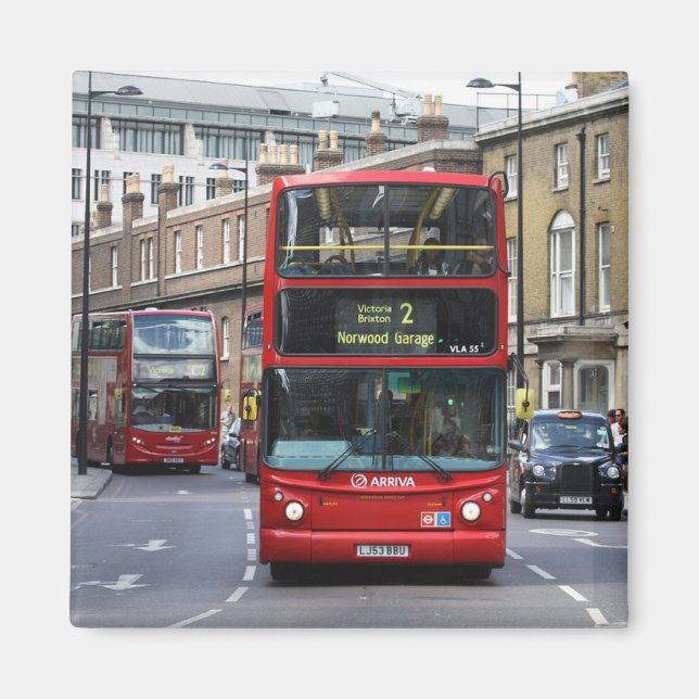 Íman Red London Bus (Frente)