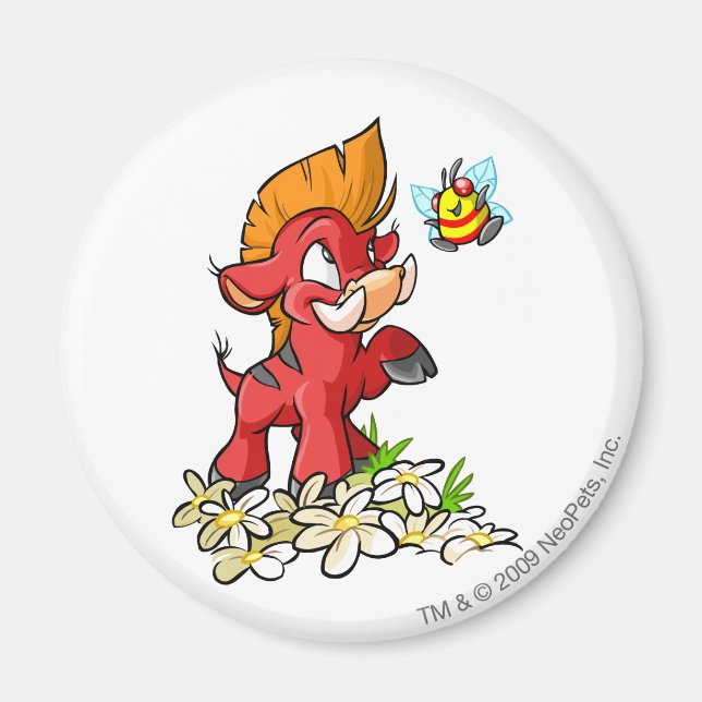 Íman Red Moehog e Buzz (Frente)