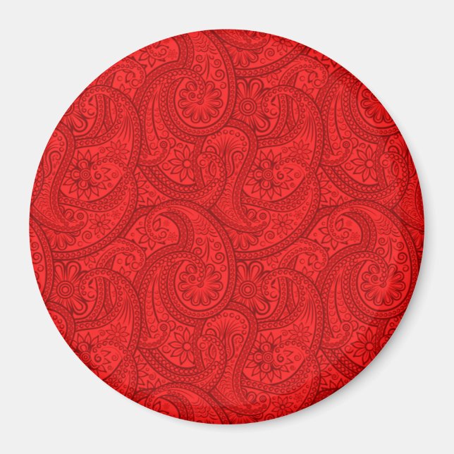 Íman Red Paisley (Frente)