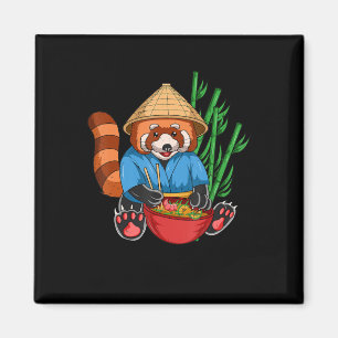 Íman Red Panda Ramen Cook Men Mulheres Crianças Ramen G