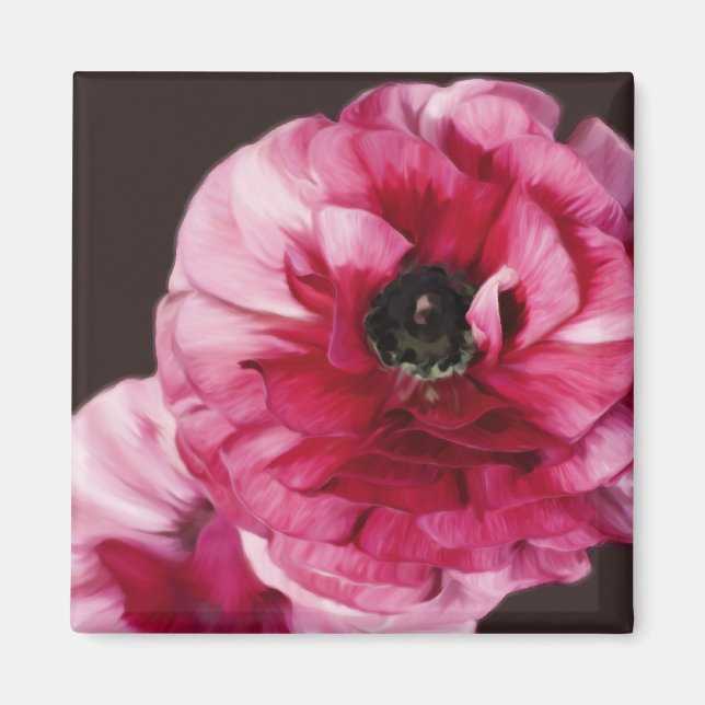 Íman Red Ranunculus (Frente)