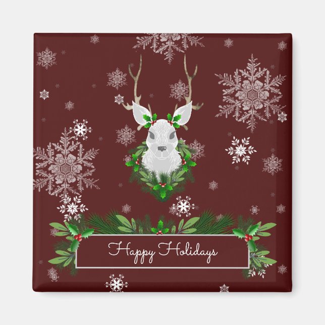 Íman Red Reindeer Magnet (Frente)