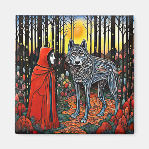 Íman Red Riding Hood encontra o Lobo