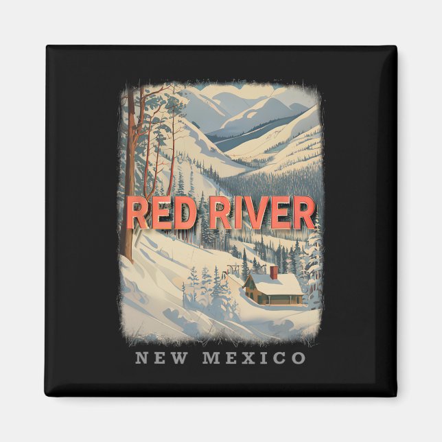 Íman Red River New Mexico Nm Skiing Extravaganza Sd778 (Frente)