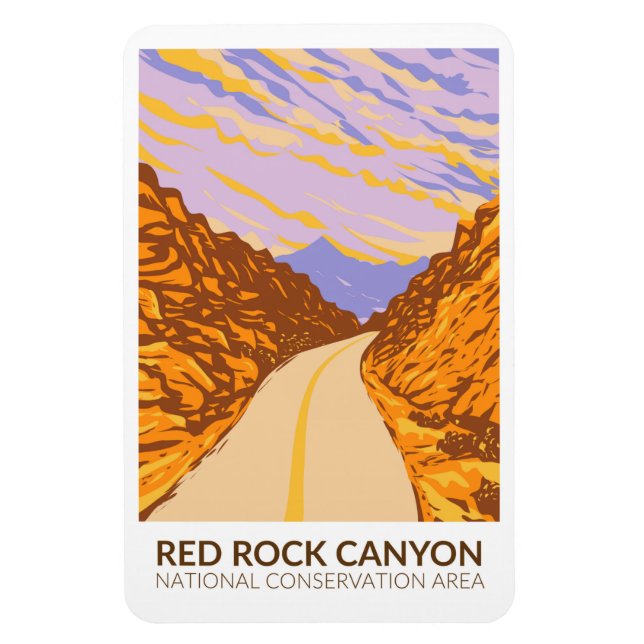 Íman Red Rock Canyon - estrada nacional de conservação (Vertical)