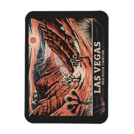 Íman Red Rock Canyon Las Vegas Viagens vintage retrô WP