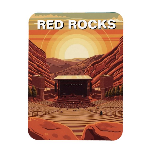 Íman Red Rocks Amphitheater Colorado (Vertical)