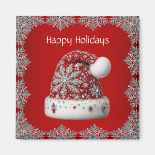 Íman Red Santa Hat Holiday Magnet