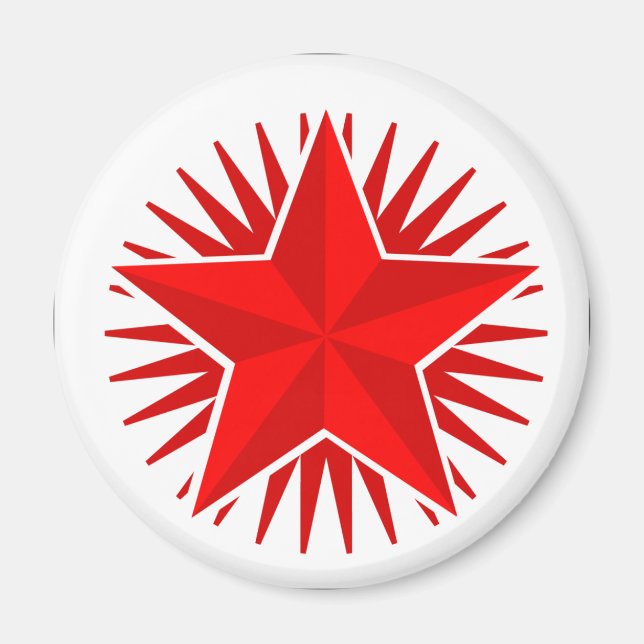 Íman Red Star Magnet (Frente)
