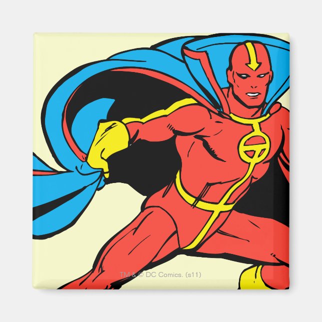 Íman Red Tornado Cape Pose (Frente)