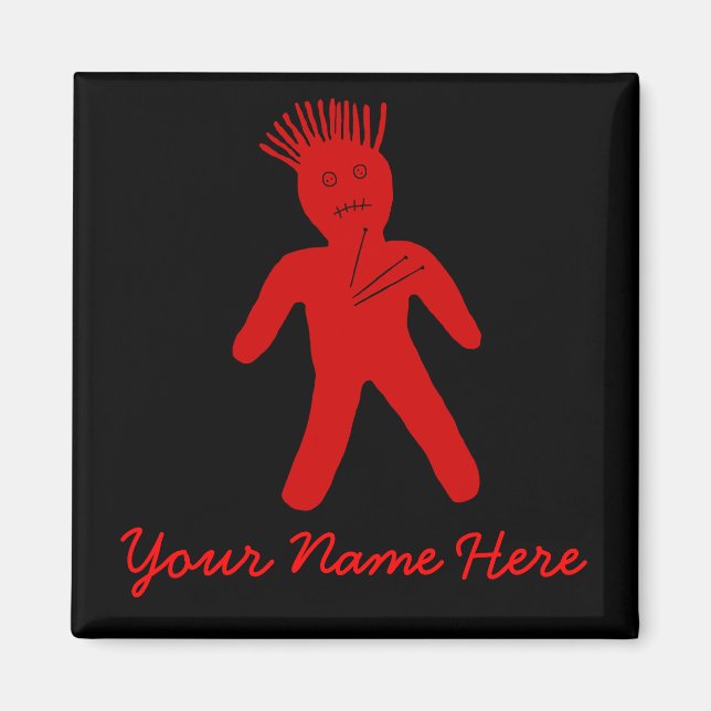 Íman Red Voodoo Doll (Frente)