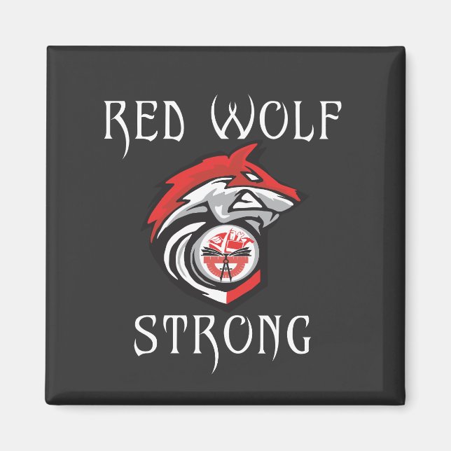Íman Red Wolf Strong (Frente)