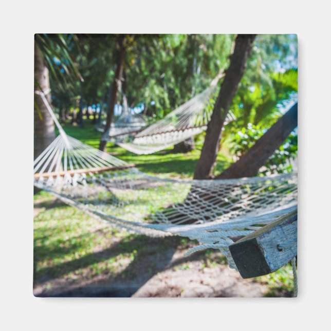 Íman Rede de descanso na praia, Fiji (Frente)
