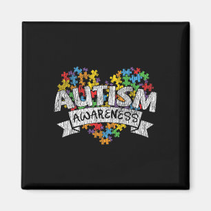 Íman Rede Nacional de Autismo Mês de Crianças Autistas
