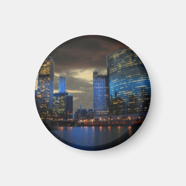 Íman redondo Chicago (Frente)