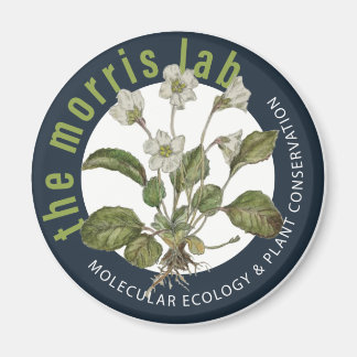 Íman redondo de 2 1/4 pol. com o logotipo do Morri