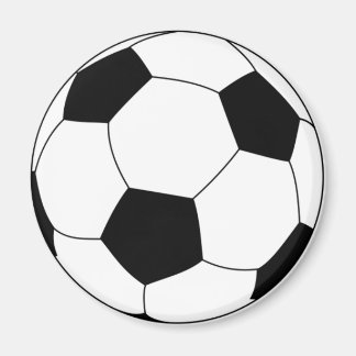 Íman redondo de bola de futebol