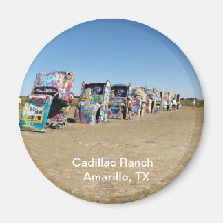 Íman redondo, ímã, Cadillac Ranch, Amarillo, Texas Mag