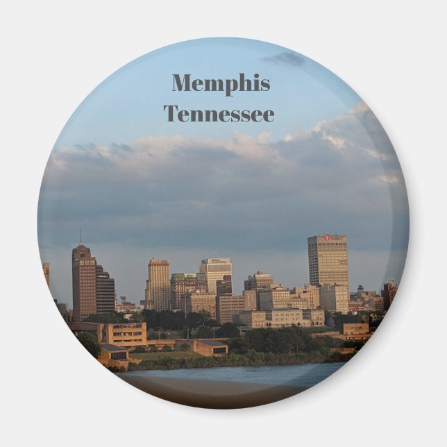 Íman redondo, ímã, Memphis, Tennessee, (Frente)