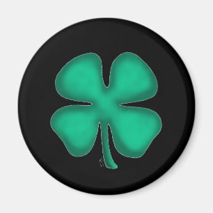 Íman redondo preto irlandês