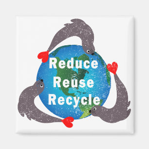 Íman Reduzir a reutilização do Reciclar