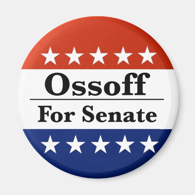 Íman Reeleger Jon Ossoff, Senador da Geórgia, em 2026 (Frente)