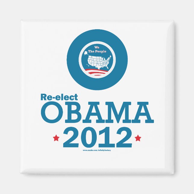 Íman Reeleger Obama 2012 (Frente)