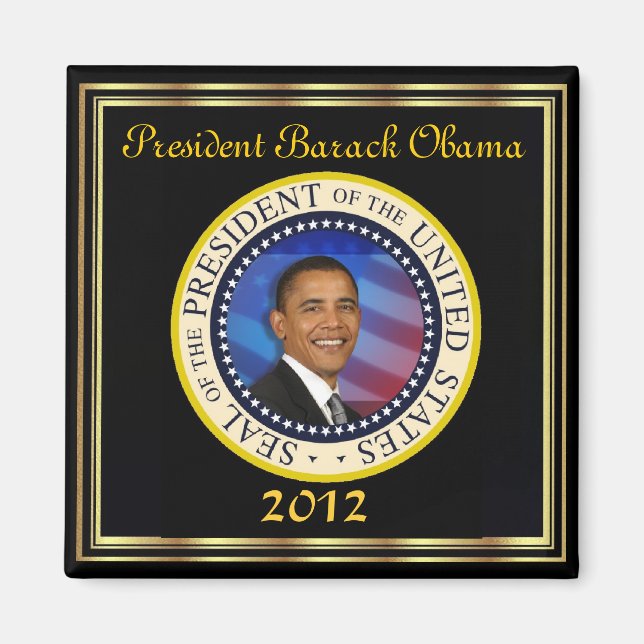 Íman Reeleição Do Presidente Obama 2012 (Frente)