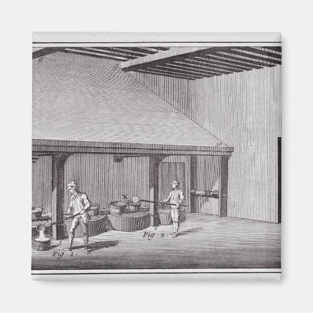 Íman Refinação do saltpeter (Frente)