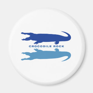 Íman Reflexão Crocodilo (Azul)