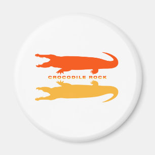 Íman Reflexão Crocodilo (Laranja)